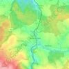 Leština u Světlé topographic map, elevation, terrain