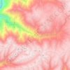 Gorgor topographic map, elevation, terrain