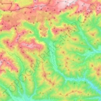 Tragöß-Sankt Katharein topographic map, elevation, terrain