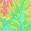 Secăria topographic map, elevation, terrain