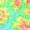 Skotarske topographic map, elevation, terrain