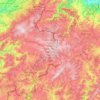 Naturpark Hohes Venn Eifel topographic map, elevation, terrain