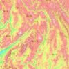 Lincang topographic map, elevation, terrain