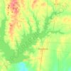Ray Roberts Lake topographic map, elevation, terrain