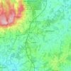 Capel topographic map, elevation, terrain