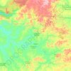 Matupá topographic map, elevation, terrain