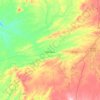 Fronteiras topographic map, elevation, terrain