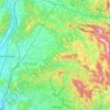 Le Roubion topographic map, elevation, terrain