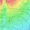 Citarum topographic map, elevation, terrain