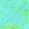 Wuchang District topographic map, elevation, terrain