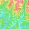 Borau topographic map, elevation, terrain