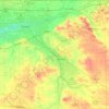 Elkhart County topographic map, elevation, terrain
