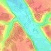 Charpont topographic map, elevation, terrain