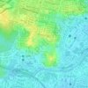 Gunungsari topographic map, elevation, terrain