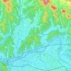 北区 topographic map, elevation, terrain