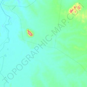 Baralaba topographic map, elevation, terrain