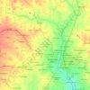 Khammam_Rural mandal topographic map, elevation, terrain