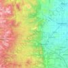 Boulder County topographic map, elevation, terrain