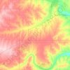 Ellis County topographic map, elevation, terrain