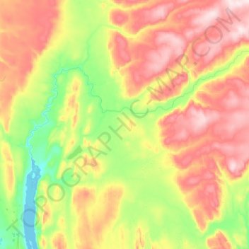 Рогачёва topographic map, elevation, terrain