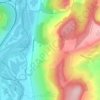 Arry topographic map, elevation, terrain