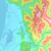 Smith River topographic map, elevation, terrain