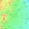 Ranipet topographic map, elevation, terrain