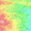Belsay topographic map, elevation, terrain