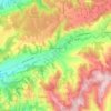 Hauterives topographic map, elevation, terrain