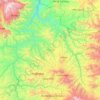 Wag Hemra Zone topographic map, elevation, terrain