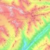 Fieschertal topographic map, elevation, terrain
