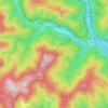 Harmanec topographic map, elevation, terrain