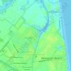 Henlopen Acres topographic map, elevation, terrain