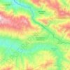 San Ildefonso Ixtahuacán topographic map, elevation, terrain