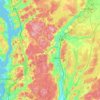 Lilla Edets kommun topographic map, elevation, terrain