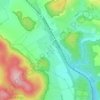 Česká topographic map, elevation, terrain