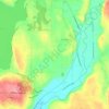 Machias topographic map, elevation, terrain