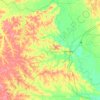 Ouachita County topographic map, elevation, terrain