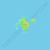Ness Islands topographic map, elevation, terrain