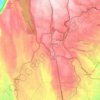 Limuru Central ward topographic map, elevation, terrain