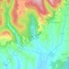 Toplice topographic map, elevation, terrain