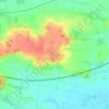 Osice topographic map, elevation, terrain