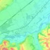 Cazères topographic map, elevation, terrain
