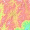 Changjin County topographic map, elevation, terrain