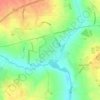 Flitch Green topographic map, elevation, terrain