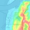 Umpqua River Light topographic map, elevation, terrain