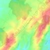 Chancey topographic map, elevation, terrain