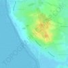 Schobüll topographic map, elevation, terrain