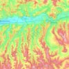 Daneș topographic map, elevation, terrain