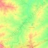 Dhamdha Tahsil topographic map, elevation, terrain